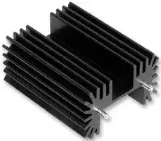 RA-T2X-25E: Heat Sink, Square, PCB, Black Anodized, 4.8 °C/W, TO-218, TO-220, TO-247, 42 mm, 25.4 mm, 25 mm