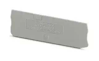 3210333: Accessory, Phoenix PT Series Knife Disconnect Terminal Blocks, End Cover, PT