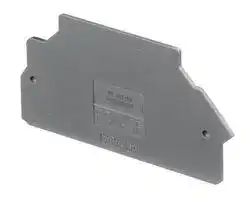 1SNK508960R0000: Accessory, Entrelec ZS4-SF1 & ZS4-S-R3 Screw Terminal Blocks, End Section, SNK Series