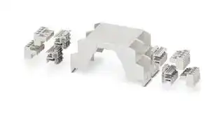 2869032: DIN RAIL HOUSING, UPPER, POLYAMIDE, GRY
