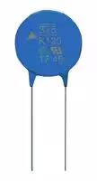 B72225S4141K101: TVS Varistor, Monolithic, 140 V, 180 V, SuperioR S25, 360 V, Disc 25mm, Metal Oxide Varistor (MOV)