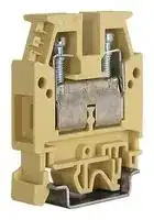 CBD.10: DIN Rail Mount Terminal Block, Feed-Thru, 2 Ways, 16 mm², Screw, 57 A
