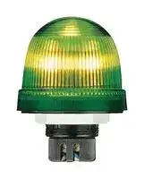 KSB-113G: Signal Beacon, Xenon, Flashing, Green, 115VAC, 75mm