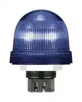 KSB-113L: Signal Beacon, Xenon, Flashing, Blue, 115VAC, 75mm