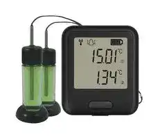 EL-WIFI-21CFR-VAC2: Data Logger, Glycol Bottle, -40 °C to 125 °C, Thermistor Probe, 2 Channel, WiFi