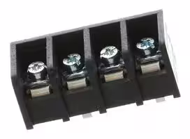 38660-8804: Panel Mount Barrier Terminal Block, 1 Row, 4 Ways, 18 AWG, 8 AWG, 12.7 mm, 45 A