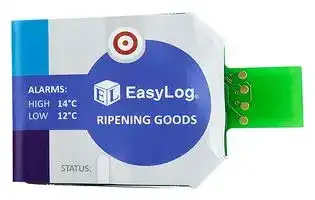 EL-CC-1-003 PK10: Data Logger, 14°C High Alarm Level, Temperature, 1 Channel, 32600 Samples, USB, LED Indicator
