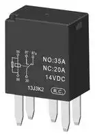MPCMA34-DC12V-A-R: Automotive Relay, Bayonet, 12 VDC, 35 A, SPST-NO, Through Hole, PC Pin, MP Automotive Relays