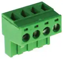 CTB9209/4: Pluggable Terminal Block, 5.08 mm, 4 Ways, 24 AWG, 12 AWG, 2.5 mm², Screw