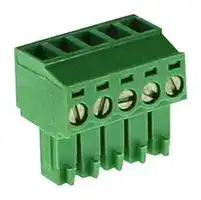 CTB922HD/5: Pluggable Terminal Block, 3.5 mm, 5 Ways, 26 AWG, 16 AWG, 1.3 mm², Screw