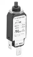 T11 211 0,5A: Thermal Circuit Breaker, T11 211, 500 mA, 1 Pole, 48 V, 240 V, Panel