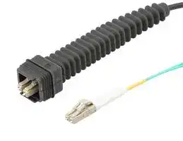 FOC01A6024N02M: Fibre Optic Cable, OM3 Multimode, 2 Fibres, LC Duplex to LC Duplex, 2m, FOC01A6024N Series