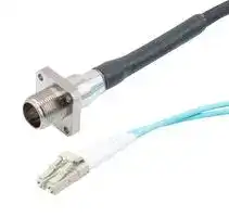 FOC02B6027N15M: Fibre Optic Cable, OM3 Multimode, 2 Fibres, AARC Receptacle to LC Duplex, 15m, FOC02B6027N Series