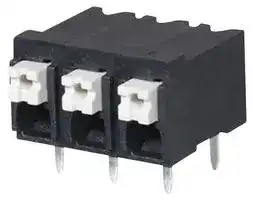 TBLH10-500-02BK: Wire-To-Board Terminal Block, 5 mm, 2 Ways, 24 AWG, 16 AWG, 1.5 mm², Push In