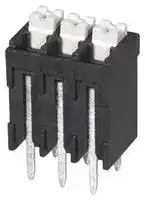TBLH10V-350-06BK: Wire-To-Board Terminal Block, 3.5 mm, 6 Ways, 24 AWG, 16 AWG, 1.5 mm², Push In