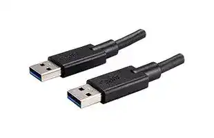 CBL-UA3-UA3-05BP: CABLE USB TYPE A 3.0 TO 500 MM BLACK PVC
