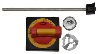 PKZ0-XRH: Door Coupling Handle, Red Yellow, PKZM0 & PKZM4 Series Circuit Breakers