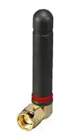 ANT-2.4-CW-RAH-RPS: RF Antenna, 2.35 to 2.6GHz, 1.6dBi, WiFi / Bluetooth / Zigbee, 50ohm, Linear, RP SMA Connector