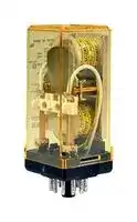 RR2KP-UAC240V: Power Relay, DPDT, 240 VAC, 10 A, RR2KP Series, Socket, Latching