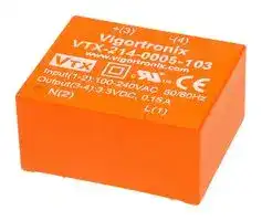 VTX-214-0005-103: AC/DC PCB Mount Power Supply (PSU), ITE, 1 Output, 500 mW, 3.3 VDC, 151 mA