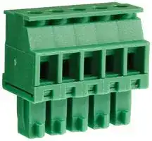 CTBP92VE/5S: Pluggable Terminal Block, 3.81 mm, 5 Ways, 28 AWG, 16 AWG, 1 mm², Clamp