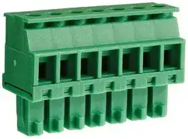 CTBP92VE/7S: Pluggable Terminal Block, 3.81 mm, 7 Ways, 28 AWG, 16 AWG, 1 mm², Clamp