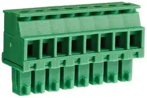 CTBP92VE/8S: Pluggable Terminal Block, 3.81 mm, 8 Ways, 28 AWG, 16 AWG, 1 mm², Clamp