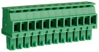 CTBP92VE/12S: Pluggable Terminal Block, 3.81 mm, 12 Ways, 28 AWG, 16 AWG, 1 mm², Clamp