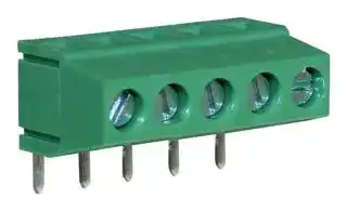 CTBP0150/3: Wire-To-Board Terminal Block, 5 mm, 3 Ways, 22 AWG, 12 AWG, 2.5 mm², Screw