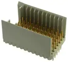 100159-1: Connector, Z-PACK Series, 55 Contacts, 2 mm, Header, Press Fit, 5 Rows