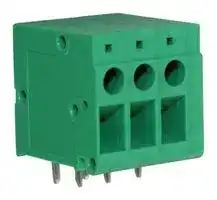CTBP90VG/3: Wire-To-Board Terminal Block, 5 mm, 3 Ways, 24 AWG, 12 AWG, 2.5 mm², Screw