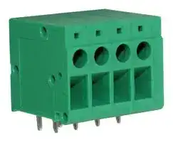 CTBP90VG/4: Wire-To-Board Terminal Block, 5 mm, 4 Ways, 24 AWG, 12 AWG, 2.5 mm², Screw
