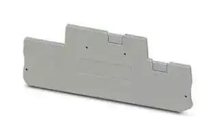 3213894: Accessory, Phoenix PTTB Series Double-Level DIN Rail Terminal Blocks, End Cover, PTTB
