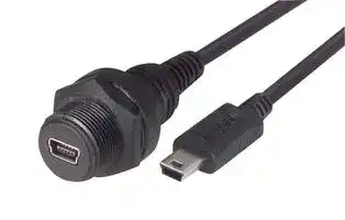 WPUSBMB5X-05M.: USB CABLE, 2.0 B MINI RCPT-PLUG, 500MM