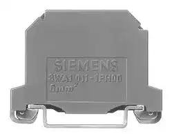 8WA1011-1PH00: Fused Terminal Block, PE, 6 mm2, 2 Screw Terminal