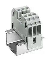 8WA1011-3DF21: DIN Rail Mount Terminal Block, 6 Ways, 2.5 mm², Screw, 24 A