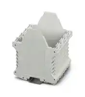 2200545: DIN RAIL HOUSING, LOWER, POLYAMIDE, GREY