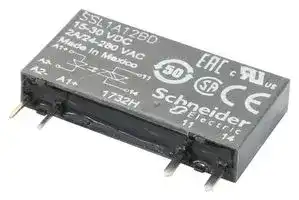 SSL1A12BDR: Solid State Relay, SPST-NO, 2 A, 280 VAC, Socket, Quick Connect, Random Turn On