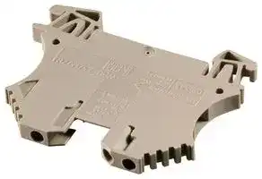 102470 WDU2.5ZR: DIN Rail Mount Terminal Block, 3 Ways, 30 AWG, 12 AWG, 4 mm², Screw, 24 A