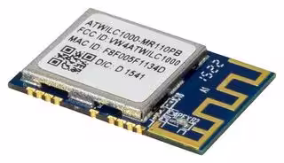 ATWILC1000-MR110PB: Wireless LAN Module, 2.472 GHz, SPI, SDIO, Wireless Connectivity