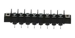 38720-3208: Panel Mount Barrier Terminal Block, 1 Row, 8 Ways, 24 AWG, 12 AWG, 9.53 mm, 25 A