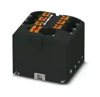 3273474: Panel Mount Barrier Terminal Block, Black, 24 A, 450 V, 7 Pole, Push In, 12 AWG