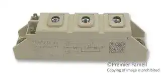SKKT 106/14 E: Thyristor Module, Series Connected, 106 A, 1.4 kV