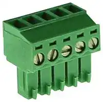 CTB922HE/5: Pluggable Terminal Block, 3.81 mm, 5 Ways, 26 AWG, 16 AWG, 1.3 mm², Screw