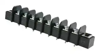 38720-6208: PCB Mount Barrier Terminal Block, 9.53 mm, 1 Row, 8 Ways, 22 AWG, 14 AWG, 15 A
