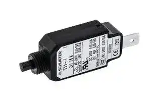 4400.0017: Thermal Circuit Breaker, 16 A, 1 Pole, 48 V, 240 V, Panel