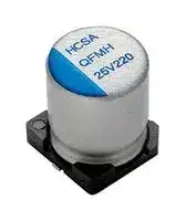 EHCSA063M1211012T: Hybrid Aluminium Electrolytic Capacitor, 120 µF, ± 20%, 63 V, Radial Can - SMD, 0.018 ohm