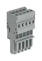 769-104: Pluggable Terminal Block, 5 mm, 4 Ways, 4 mm², Push In
