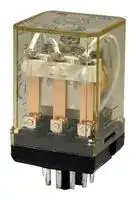 RR3PA-UDC24V: Power Relay, 3PDT, 24 VDC, 10 A, RR Series, Socket, Non Latching