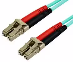 450FBLCLC10: Fiber Optic Cable, 10m (30ft) LC/UPC to LC/UPC OM4 Multimode Fiber Optic Cable, Duplex 50/125µm